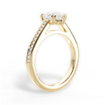 Denise Pear Cut Lab Grown Diamond 18Kt Yellow Gold Engagement Ring - View 3