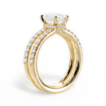 Christie Radiant Cut Lab Grown Diamond 18Kt Yellow Gold Engagement Ring - View 2