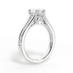 Delia Heart Cut Lab Grown Diamond 14Kt White Gold Engagement Ring - View 2