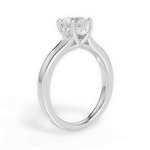 Carol Heart Cut Lab Grown Diamond Platinum Engagement Ring - View 2