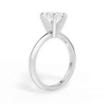 Alicia Radiant Cut Lab Grown Diamond Platinum Engagement Ring - View 3