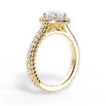 Kim Pear Cut Lab Grown Diamond 18Kt Yellow Gold Engagement Ring - View 3