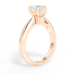 Dolores Heart Cut Lab Grown Diamond 18Kt Rose Gold Engagement Ring - View 2