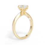 Beth Pear Cut Lab Grown Diamond 18Kt Yellow Gold Engagement Ring - View 2