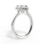 Fiona Heart Cut Lab Grown Diamond 18Kt White Gold Engagement Ring - View 3