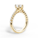 Dana Heart Cut Lab Grown Diamond 18Kt Yellow Gold Engagement Ring - View 4