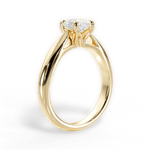 Colleen Pear Cut Lab Grown Diamond 18Kt Yellow Gold Engagement Ring - View 4