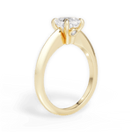 Diana Cushion Cut Lab Grown Diamond 18Kt Yellow Gold Engagement Ring - View 2