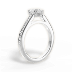 Denise Heart Cut Lab Grown Diamond 14Kt White Gold Engagement Ring - View 2