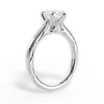 Christina Marquise Cut Lab Grown Diamond Platinum Engagement Ring - View 3