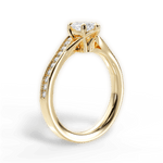 Elise Marquise Cut Lab Grown Diamond 18Kt Yellow Gold Engagement Ring - View 2