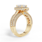 Madison Radiant Cut Lab Grown Diamond 18Kt Yellow Gold Engagement Ring - View 2