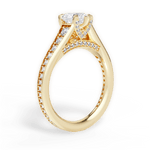 Leslie Heart Cut Lab Grown Diamond 18Kt Yellow Gold Engagement Ring - View 4