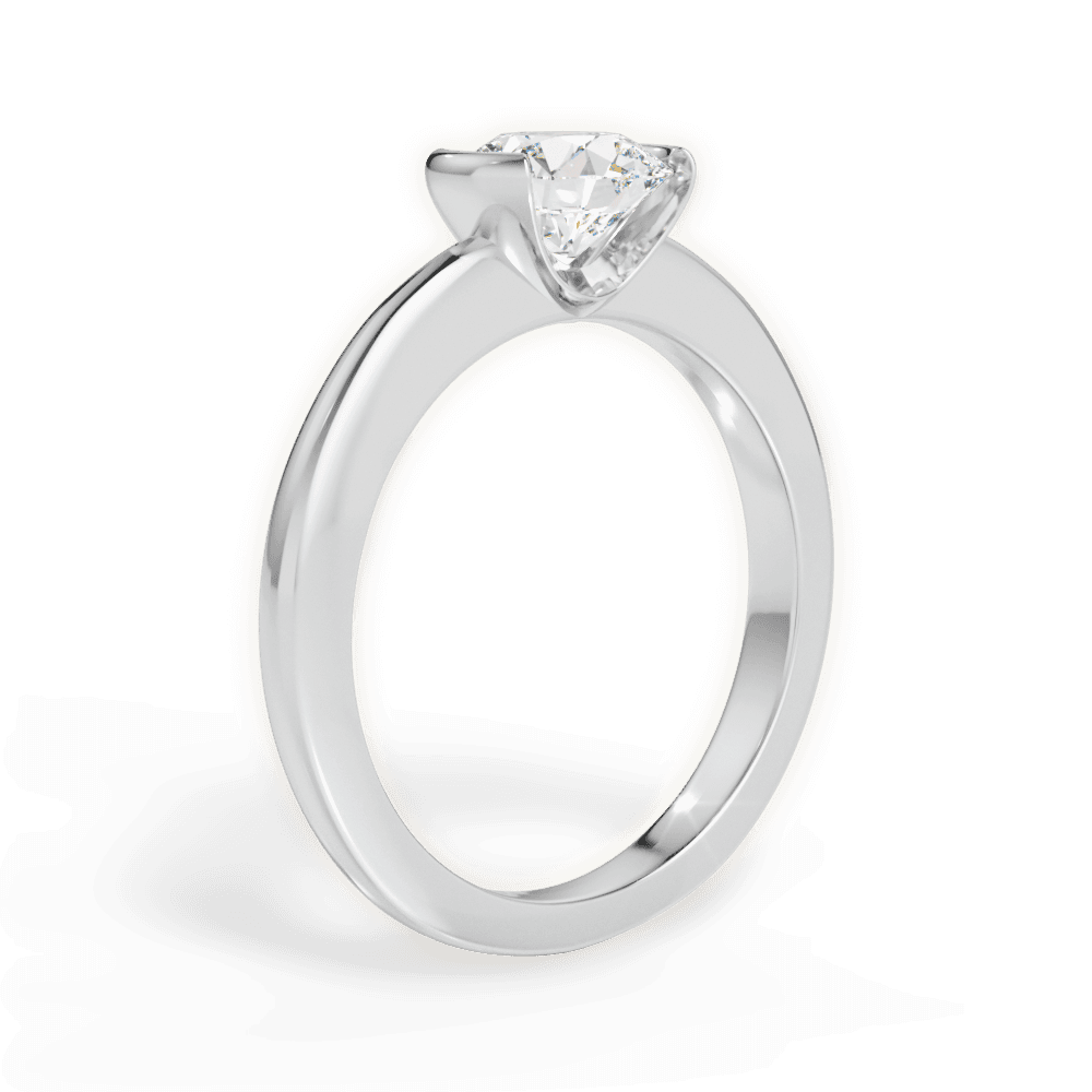 Bridget Pear Cut Lab Grown Diamond 18Kt White Gold Engagement Ring - View 3