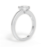 Bridget Heart Cut Lab Grown Diamond Platinum Engagement Ring - View 3