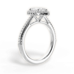 Jenny Marquise Cut Lab Grown Diamond 14Kt White Gold Engagement Ring - View 2