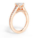 Leslie Marquise Cut Lab Grown Diamond 18Kt Rose Gold Engagement Ring - View 4