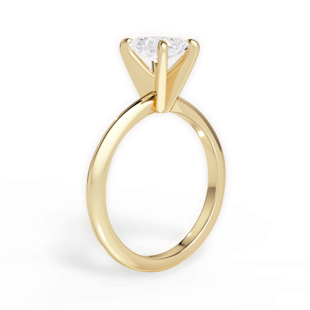 Casey Radiant Cut Lab Grown Diamond 18Kt Yellow Gold Engagement Ring - View 3