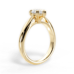 Gillian Pear Cut Lab Grown Diamond 18Kt Yellow Gold Engagement Ring - View 4