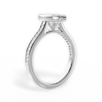 Deanna Marquise Cut Lab Grown Diamond Platinum Engagement Ring - View 3