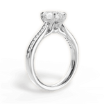 Elena Marquise Cut Lab Grown Diamond 14Kt White Gold Engagement Ring - View 3