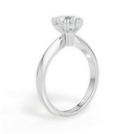 Anastasia Heart Cut Lab Grown Diamond Platinum Engagement Ring - View 3