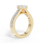 Lynn Marquise Cut Lab Grown Diamond 18Kt Yellow Gold Engagement Ring - View 3
