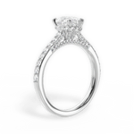 Laura Pear Cut Lab Grown Diamond Platinum Engagement Ring - View 2