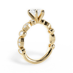 Edith Heart Cut Lab Grown Diamond 18Kt Yellow Gold Engagement Ring - View 2