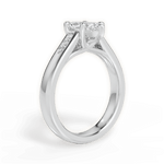 Brittany Marquise Cut Lab Grown Diamond 14Kt White Gold Engagement Ring - View 3