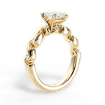 Emma Marquise Cut Lab Grown Diamond 18Kt Yellow Gold Engagement Ring - View 3