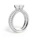 Christie Radiant Cut Lab Grown Diamond 14Kt White Gold Engagement Ring - View 2