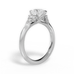Celeste Pear Cut Lab Grown Diamond 14Kt White Gold Engagement Ring - View 3