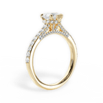 Laura Heart Cut Lab Grown Diamond 18Kt Yellow Gold Engagement Ring - View 3