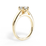 Courtney Round Cut Lab Grown Diamond 18Kt Yellow Gold Engagement Ring - View 2