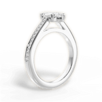 Denise Marquise Cut Lab Grown Diamond 18Kt White Gold Engagement Ring - View 2