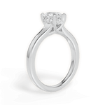 Carol Pear Cut Lab Grown Diamond 14Kt White Gold Engagement Ring - View 4