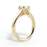 Ariana Oval Cut Lab Grown Diamond 18Kt Yellow Gold Engagement Ring - View 3