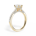 Laura Pear Cut Lab Grown Diamond 18Kt Yellow Gold Engagement Ring - View 3