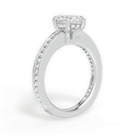 Katelyn Marquise Cut Lab Grown Diamond 18Kt White Gold Engagement Ring - View 3