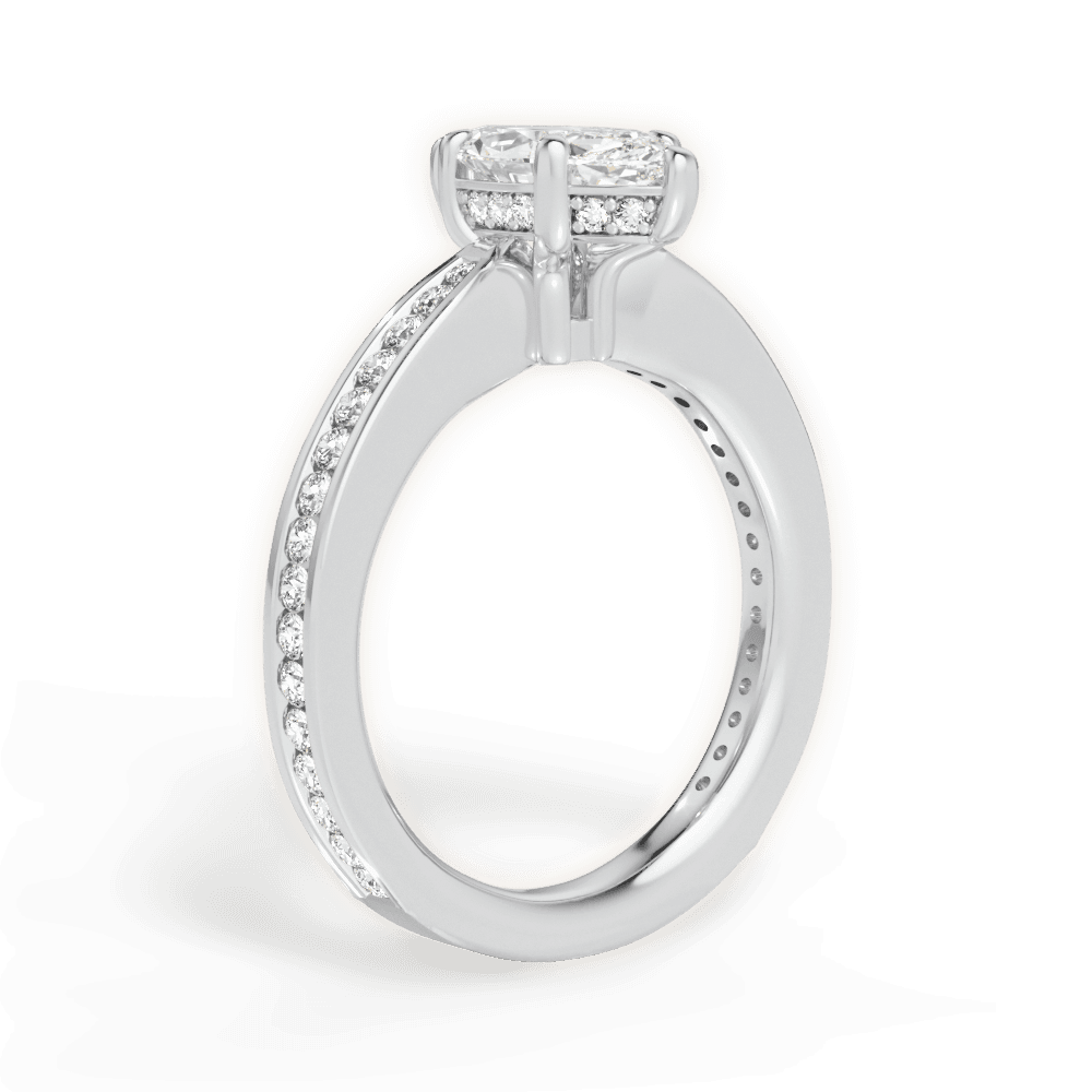 Katelyn Marquise Cut Lab Grown Diamond Platinum Engagement Ring - View 3