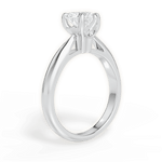 Beverly Heart Cut Lab Grown Diamond 18Kt White Gold Engagement Ring - View 2