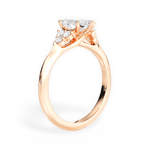 Celeste Marquise Cut Lab Grown Diamond 18Kt Rose Gold Engagement Ring - View 2