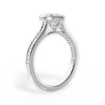 Deanna Heart Cut Lab Grown Diamond 18Kt White Gold Engagement Ring - View 2