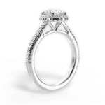 Jenny Round Cut Lab Grown Diamond Platinum Engagement Ring - View 2