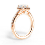 Jenny Pear Cut Lab Grown Diamond 18Kt Rose Gold Engagement Ring - View 4