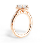 Jenny Radiant Cut Lab Grown Diamond 18Kt Rose Gold Engagement Ring - View 2
