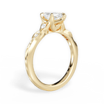 Cassie Marquise Cut Lab Grown Diamond 18Kt Yellow Gold Engagement Ring - View 2