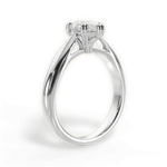 Camila Pear Cut Lab Grown Diamond Platinum Engagement Ring - View 2