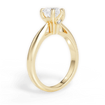 Dolores Heart Cut Lab Grown Diamond 18Kt Yellow Gold Engagement Ring - View 2